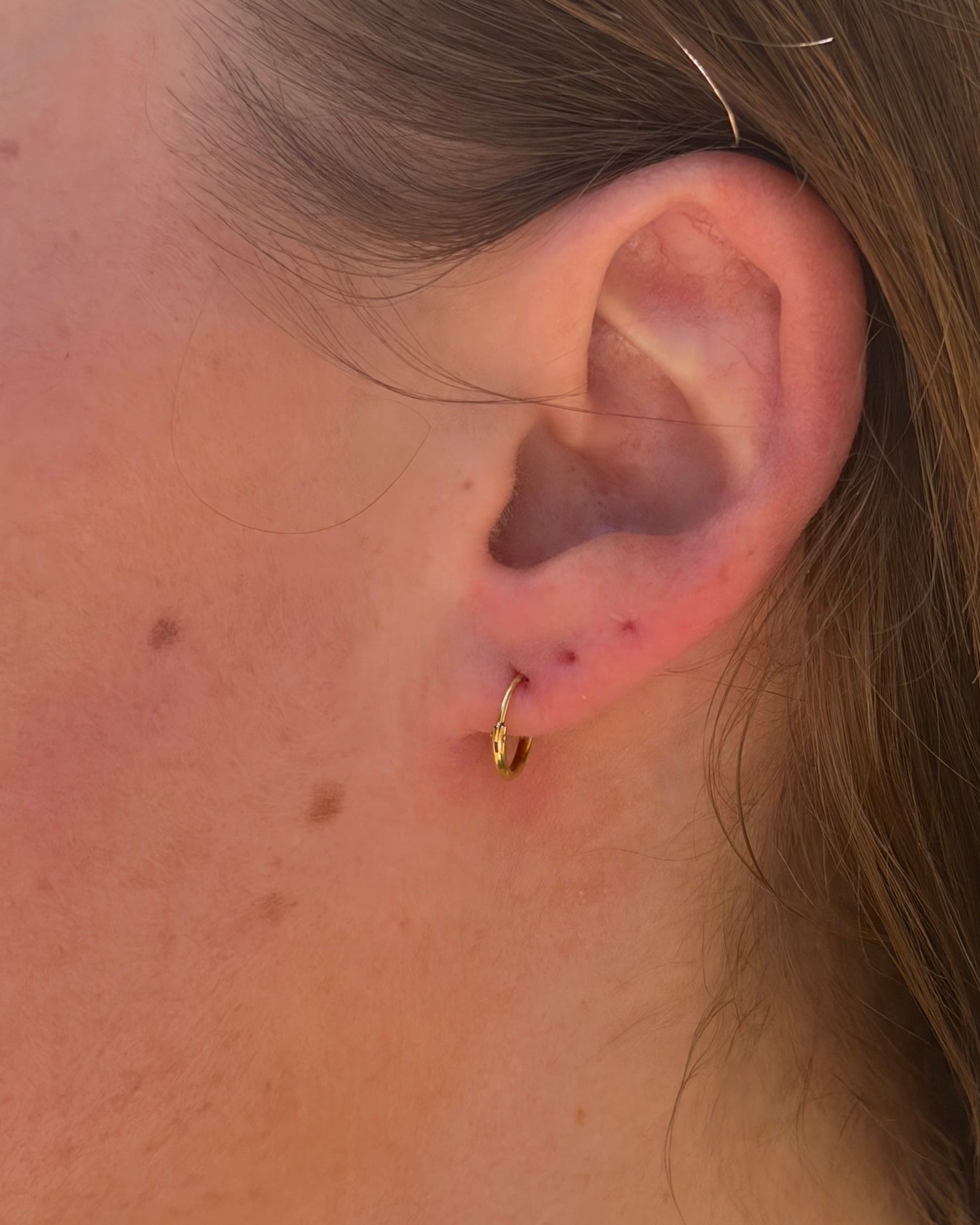 18-karat Yellow Gold Hoop Earrings “Elana”