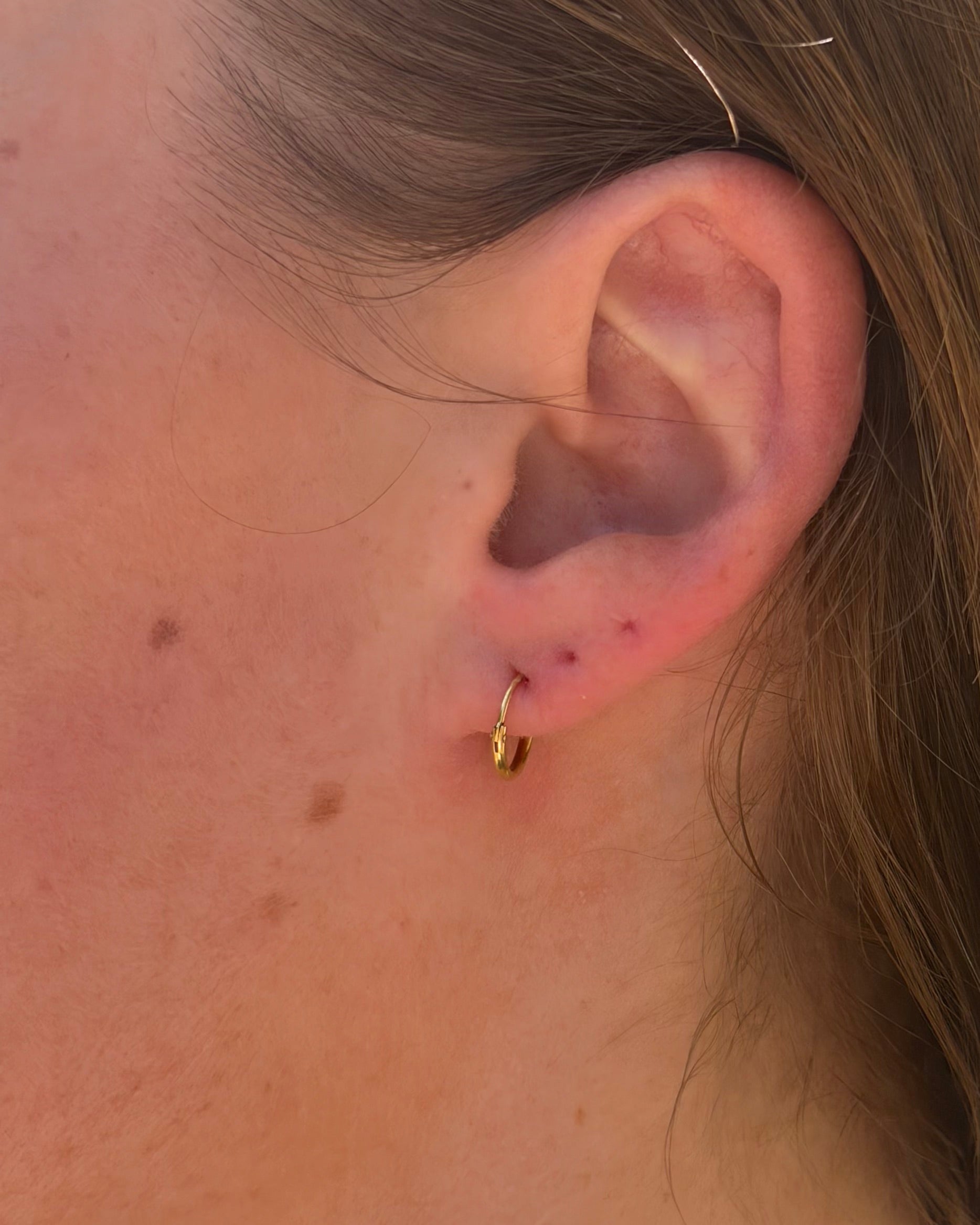 18-karat Yellow Gold Hoop Earrings “Elana”