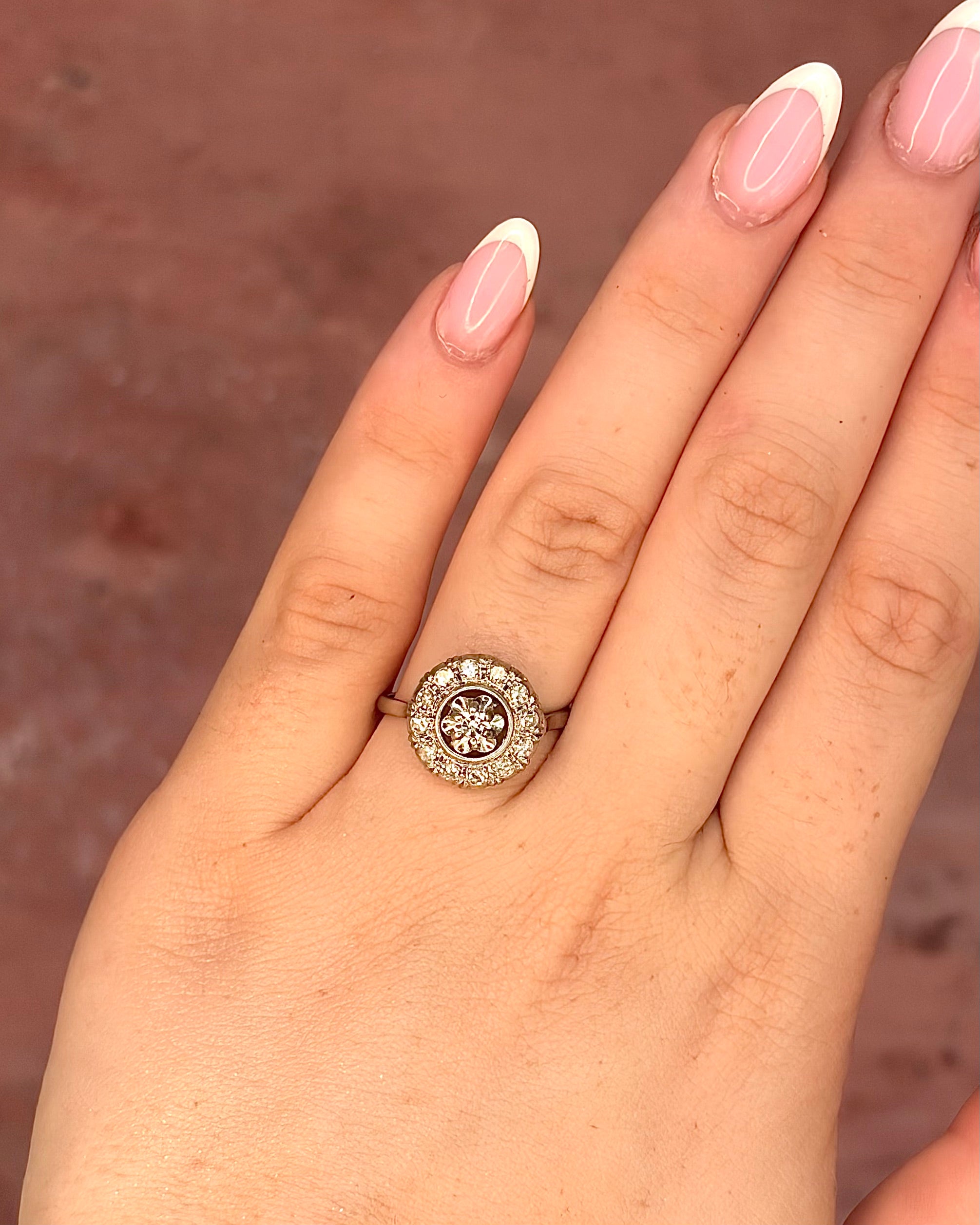Art Deco Diamond Ring 0.39 Carat "Carla"