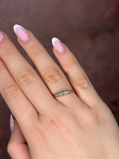 Anillo Riviere de Diamantes "Adrienne"