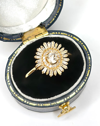 Marguerite Ring Diamonds 0.48 Carat "Sol"
