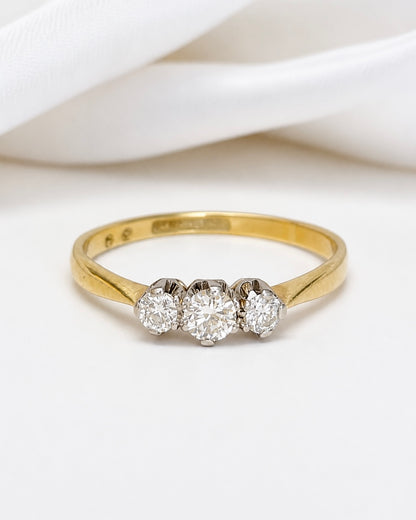 Bague Trilogie Diamants 0.30 carat "Valentine"