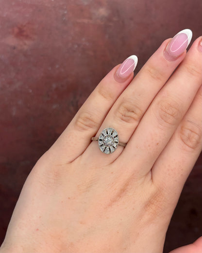 Bague Art-Déco Diamants "Rima" - Elliade Paris