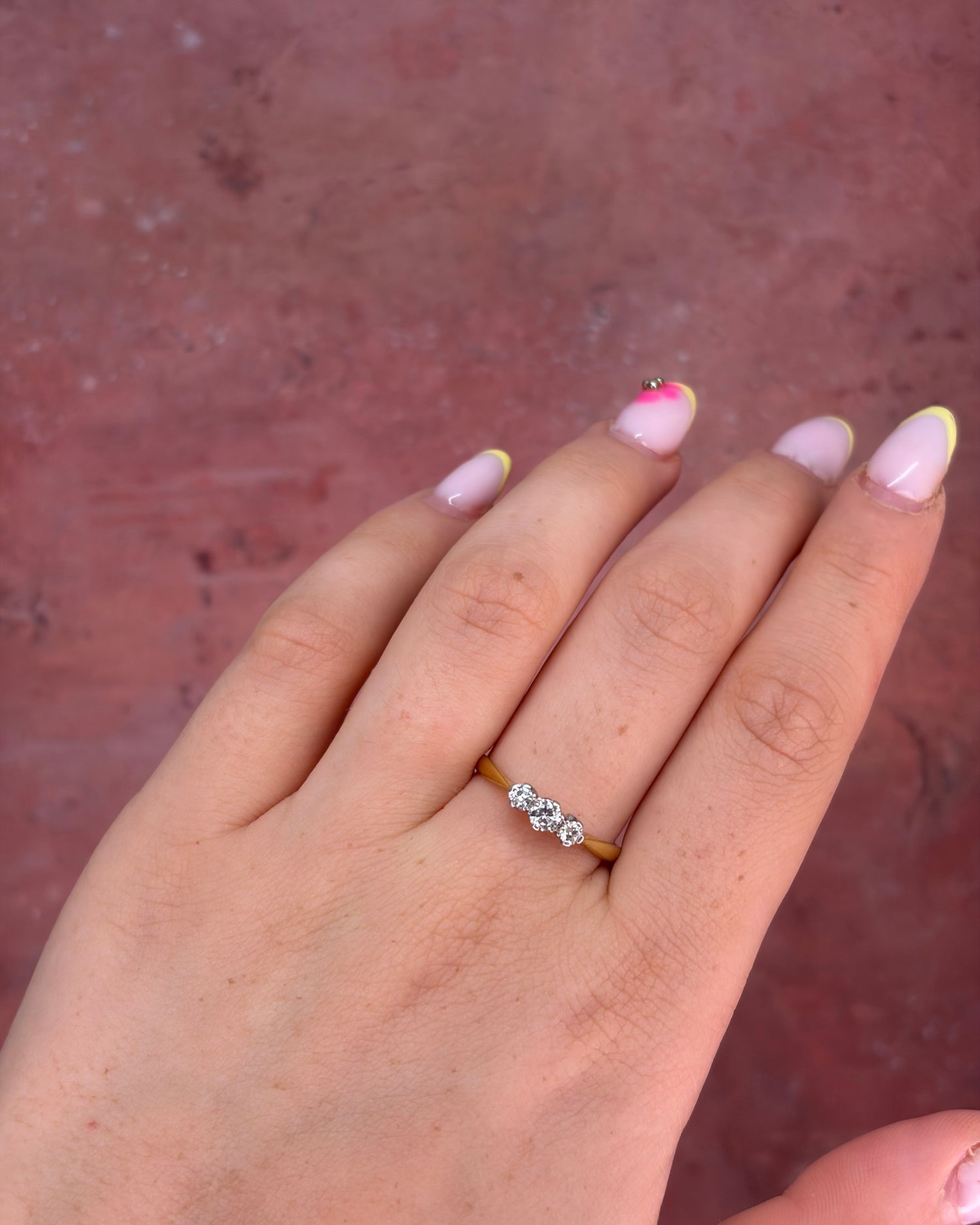 Bague Trilogie Diamants 0.30 carat "Valentine"