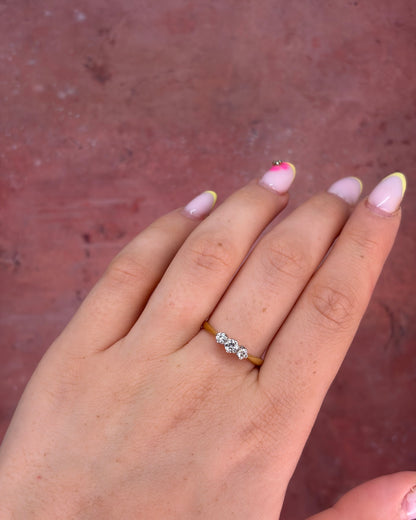 Bague Trilogie Diamants 0.30 carat "Valentine"