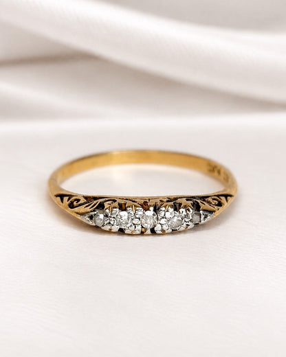 "Adrienne" Diamond Rivière Ring