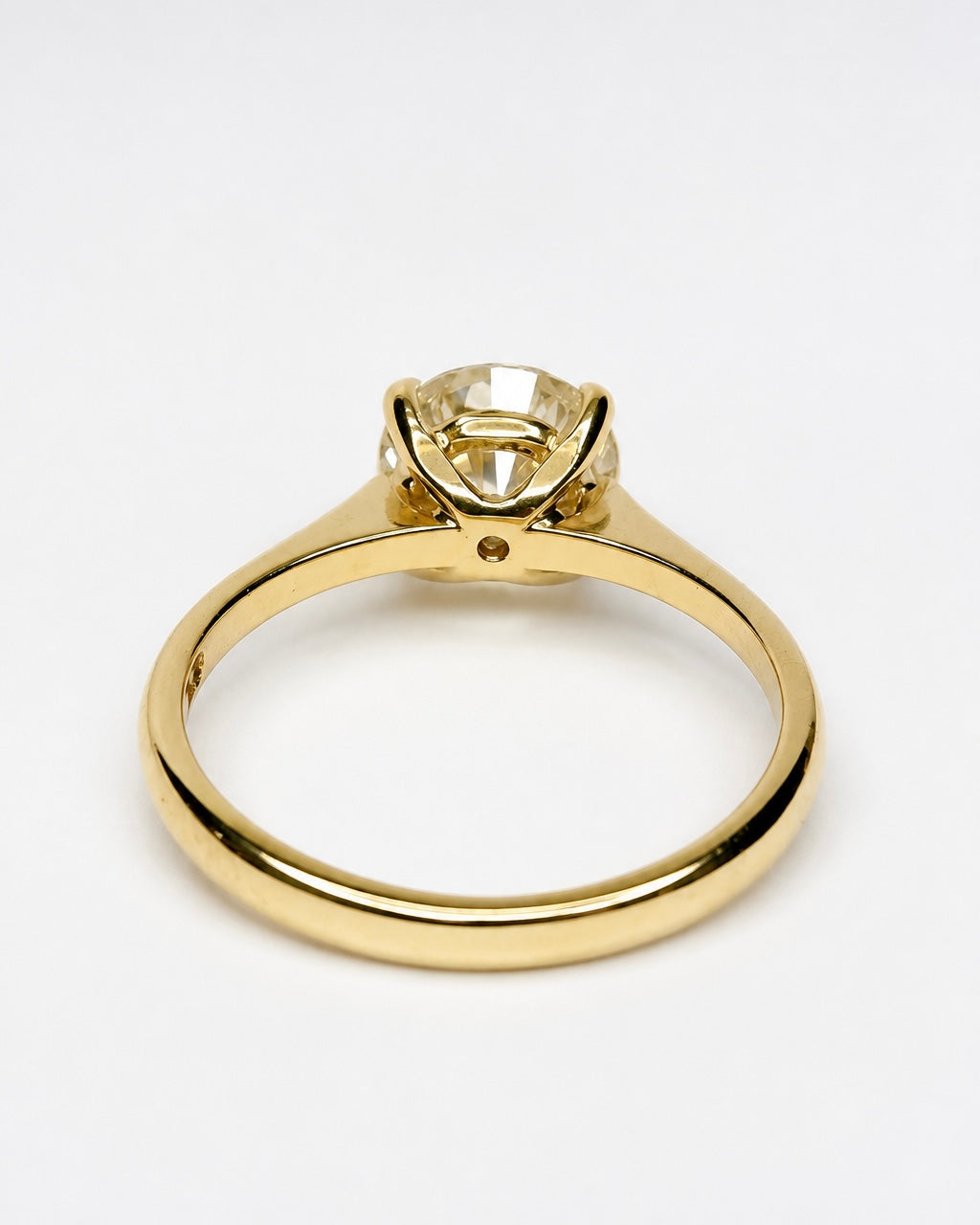 Bague Solitaire Diamant Fancy Yellow 1.24 carat "Anastasia" - Elliade Paris