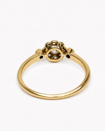 Bague Marguerite Diamants 0.45 carat "Camille" - Elliade Paris