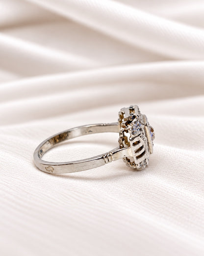 Bague Art-Déco Diamants 0.30 carat "Emy"
