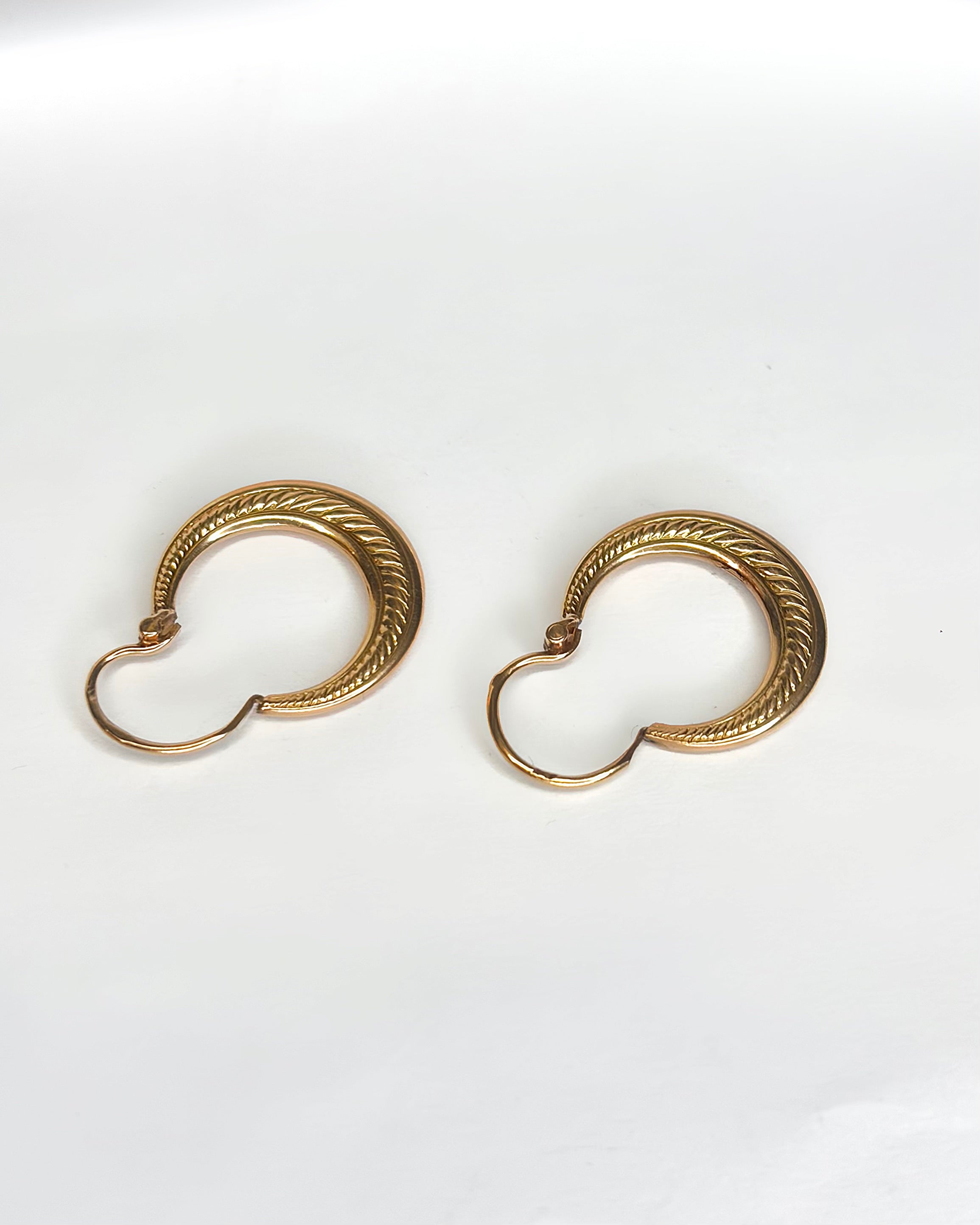 18-karat Yellow Gold Hoop Earrings “Nadine”