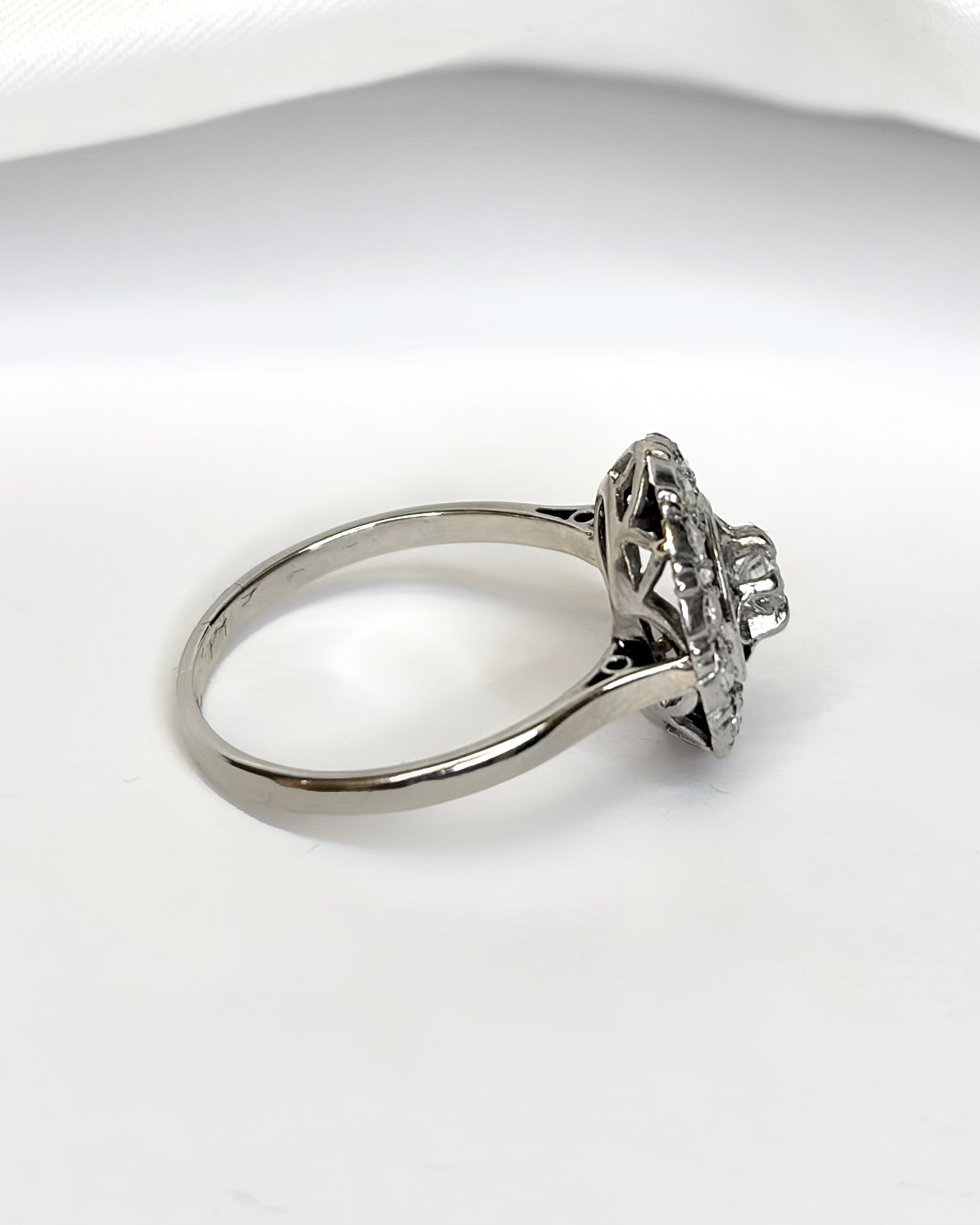 Art Deco Diamond Ring 0.39 Carat "Carla"