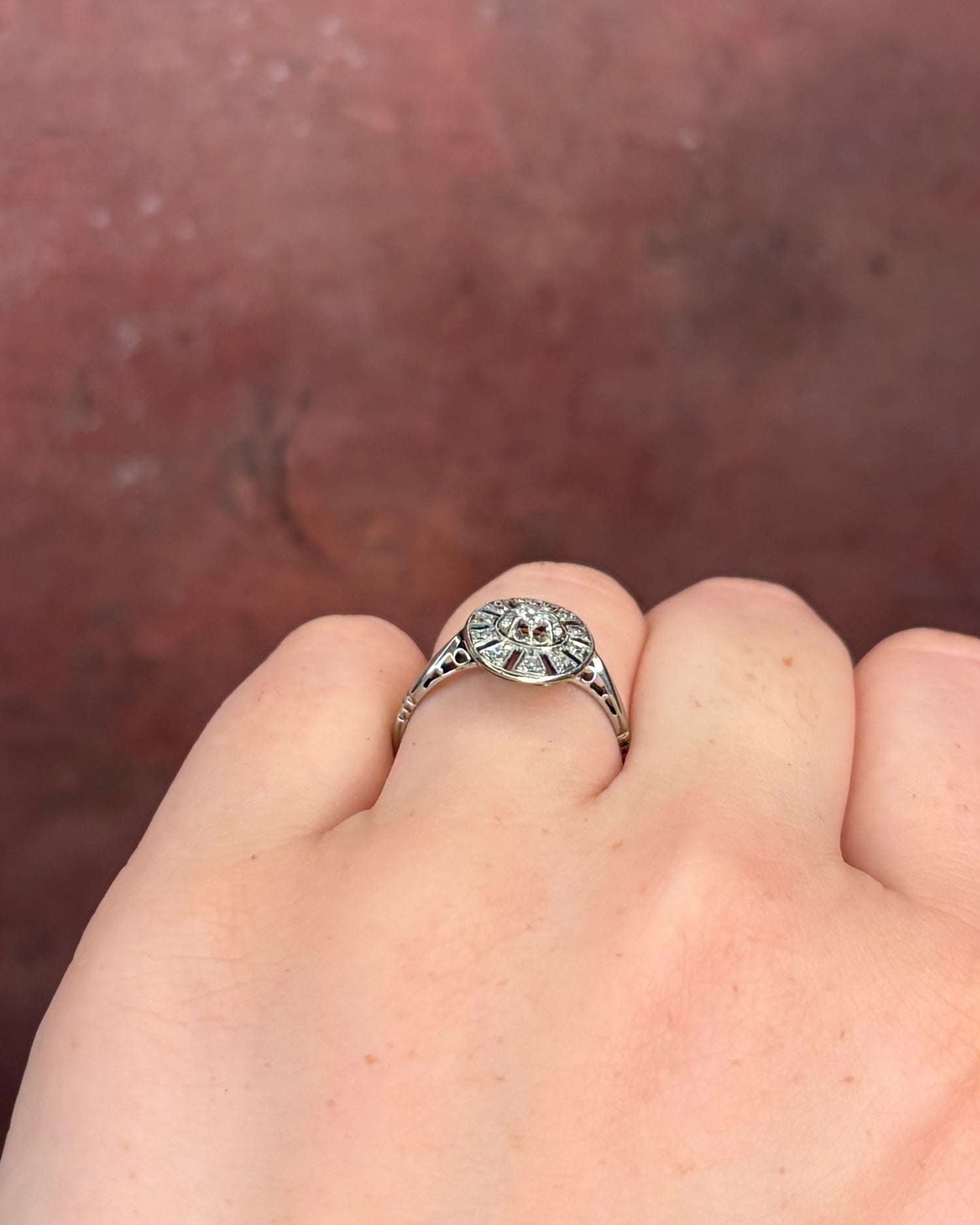 Bague Art-Déco Diamants "Rima" - Elliade Paris