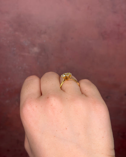 Bague Marguerite Diamants 0.70 carat "Alexandrine"