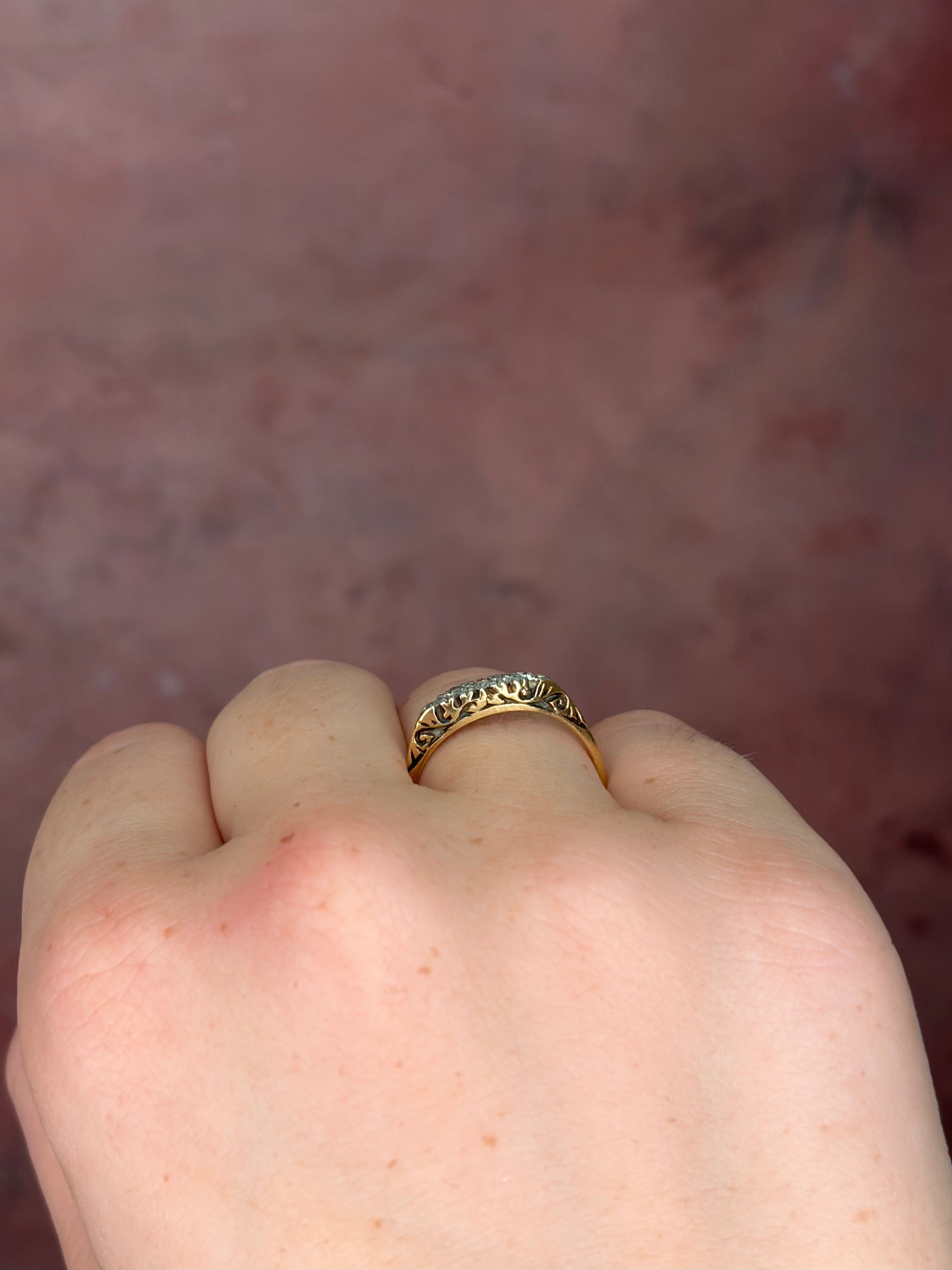 Anillo Riviere de Diamantes "Adrienne"