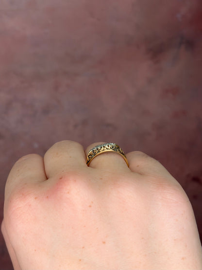 Anillo Riviere de Diamantes "Adrienne"