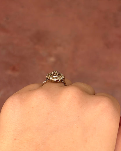 Art Deco Diamond Ring 0.39 Carat "Carla"