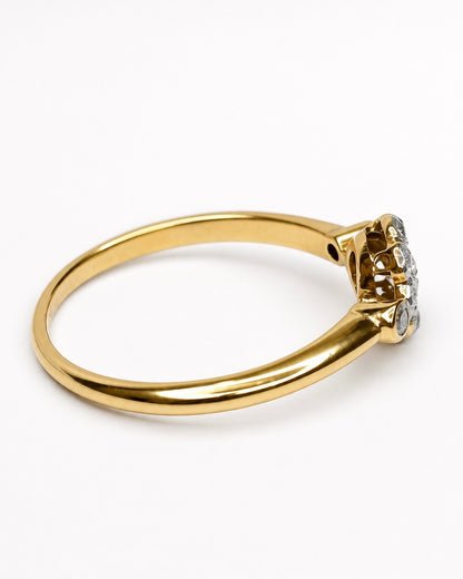 Bague Marguerite Diamants 0.45 carat "Camille" - Elliade Paris