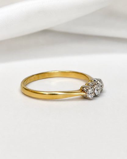 Bague Trilogie Diamants 0.30 carat "Valentine"