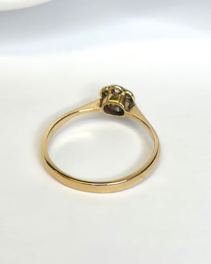 Anillo de diamantes Marguerite «Delphine»