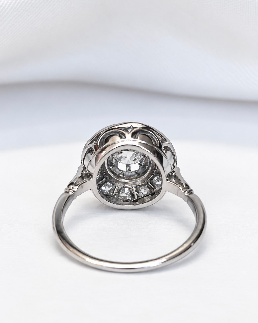 Art Deco Diamond Ring 0.98 carat 4.24g "Jaelle"