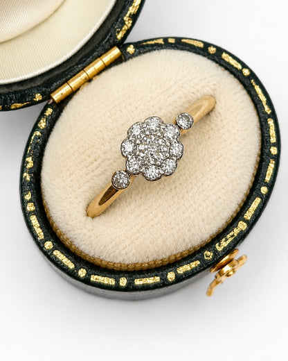 Bague Marguerite Diamants 0.45 carat "Camille" - Elliade Paris