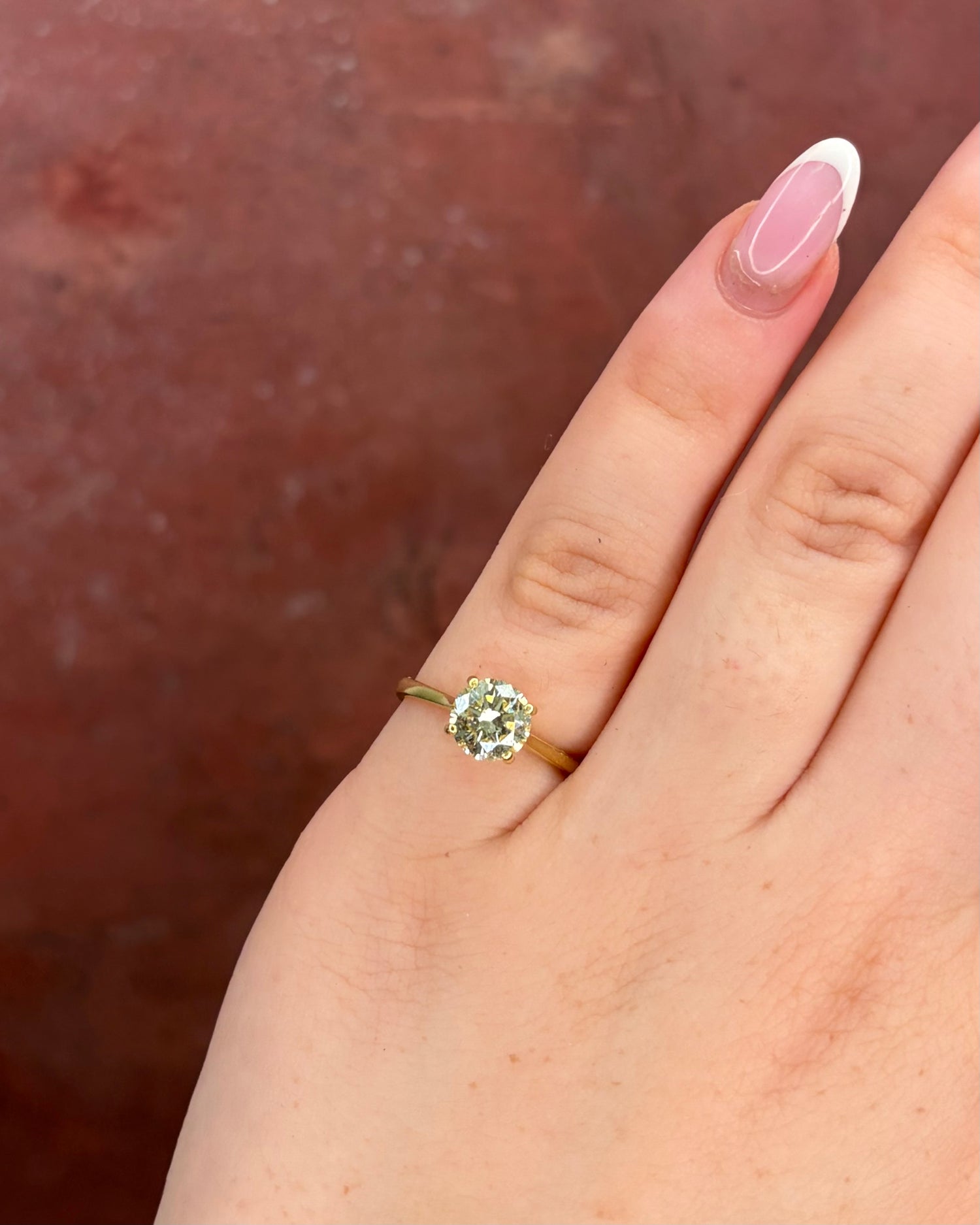 Bague Solitaire Diamant Fancy Yellow 1.24 carat "Anastasia" - Elliade Paris