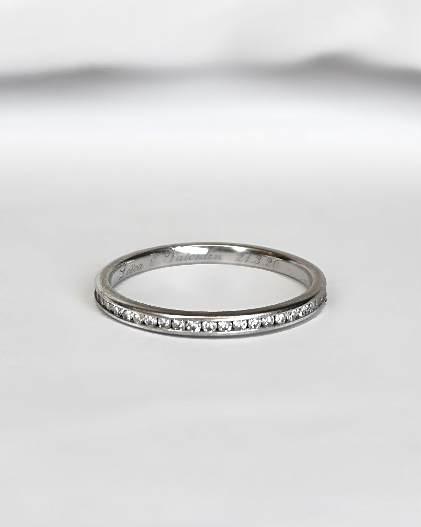 Demi-Alliance Diamants 0.27 carat 1.7mm "Coline"