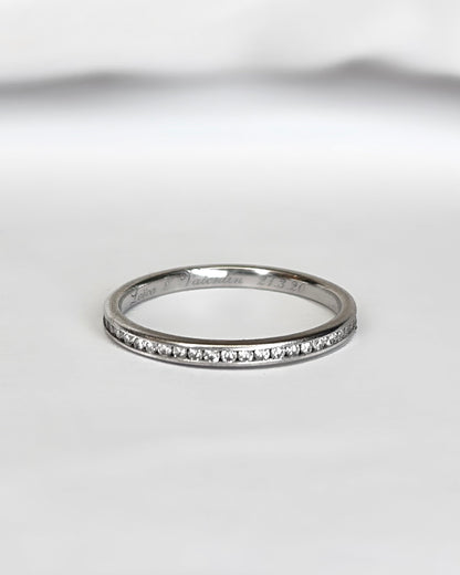 Demi-Alliance Diamants 0.27 carat 1.7mm "Coline"