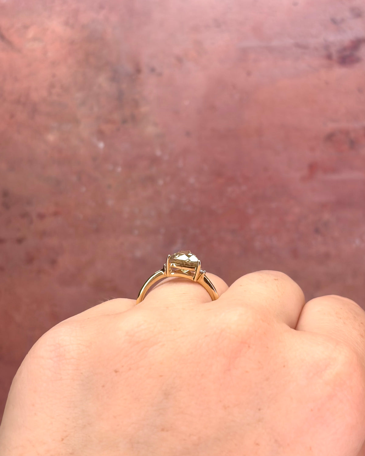 2.01-Carat Zultanite &amp; Diamond Trilogy Ring "Sima"