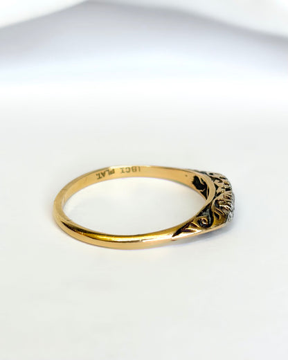 Anillo Riviere de Diamantes "Adrienne"