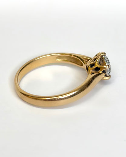 Anillo solitario de diamantes «Chris»