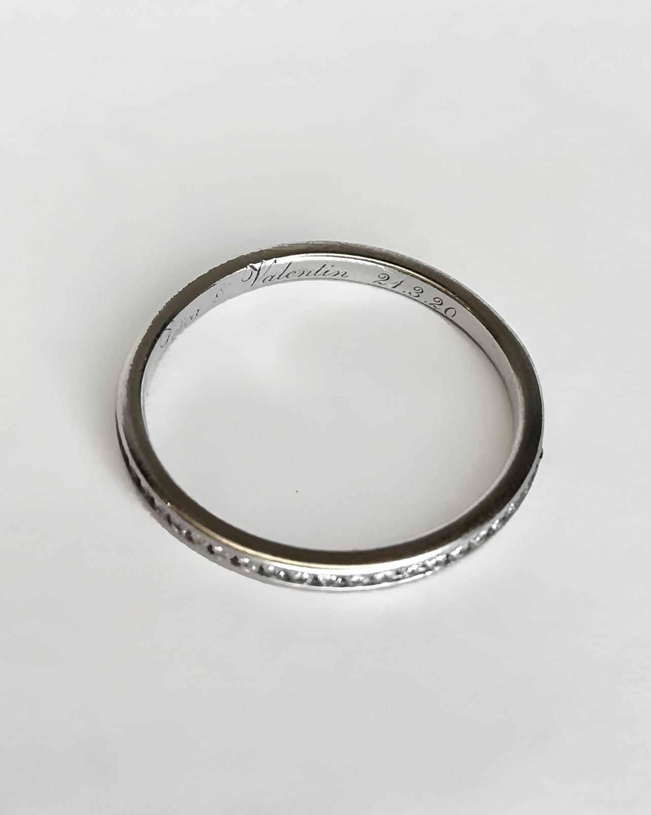 Demi-Alliance Diamants 0.27 carat 1.7mm "Coline"