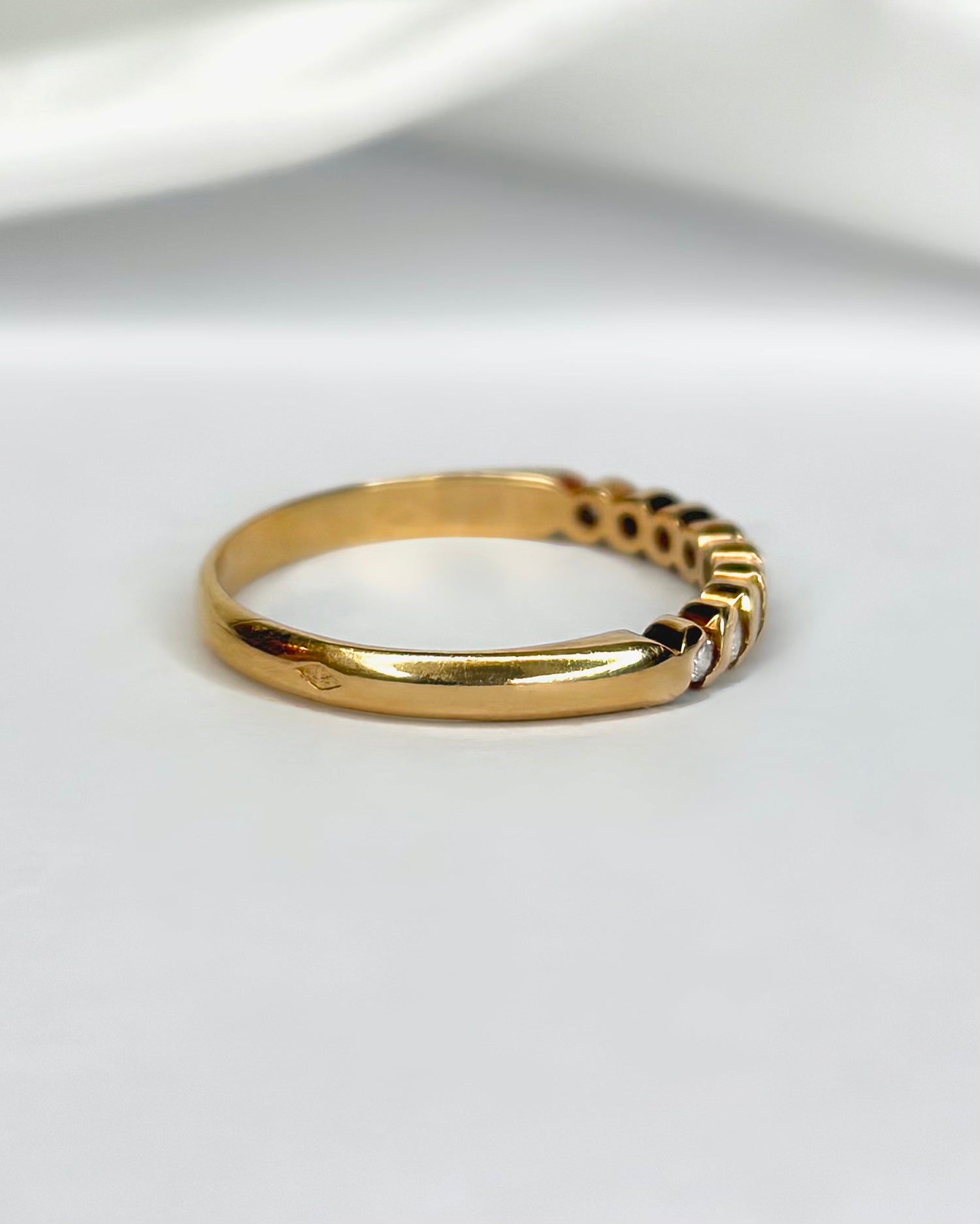 Demi-Alliance Diamants 2.2 mm "Marianne"