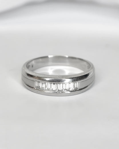 Anillo Media Alianza de Diamantes 0,32 quilates "Melinda"