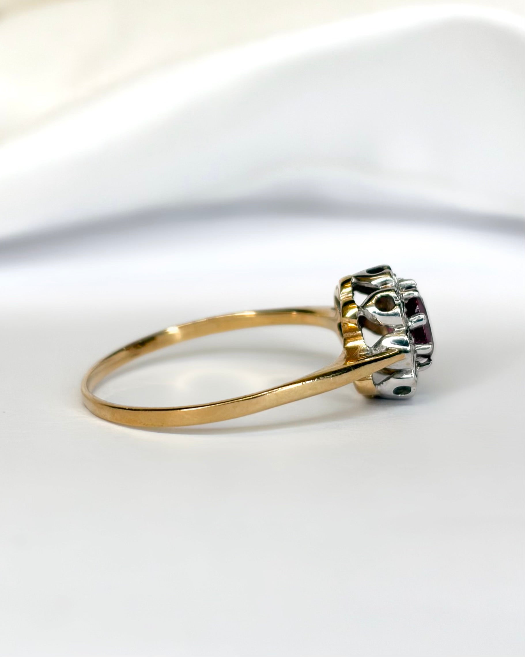 Bague Marguerite Tourmaline 0.40 carat &amp; Diamants "Naya"