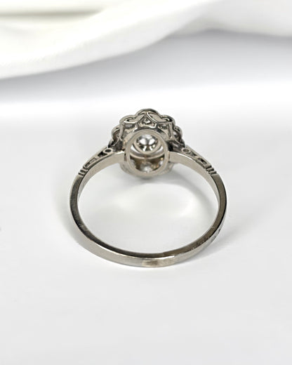 Anillo Marguerite Zafiro 1.10 quilates y diamantes "Léa"