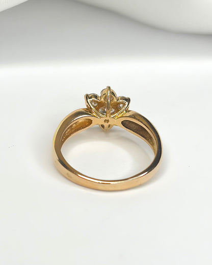 Bague Marguerite Diamants 0.72 carat "Anaïs"