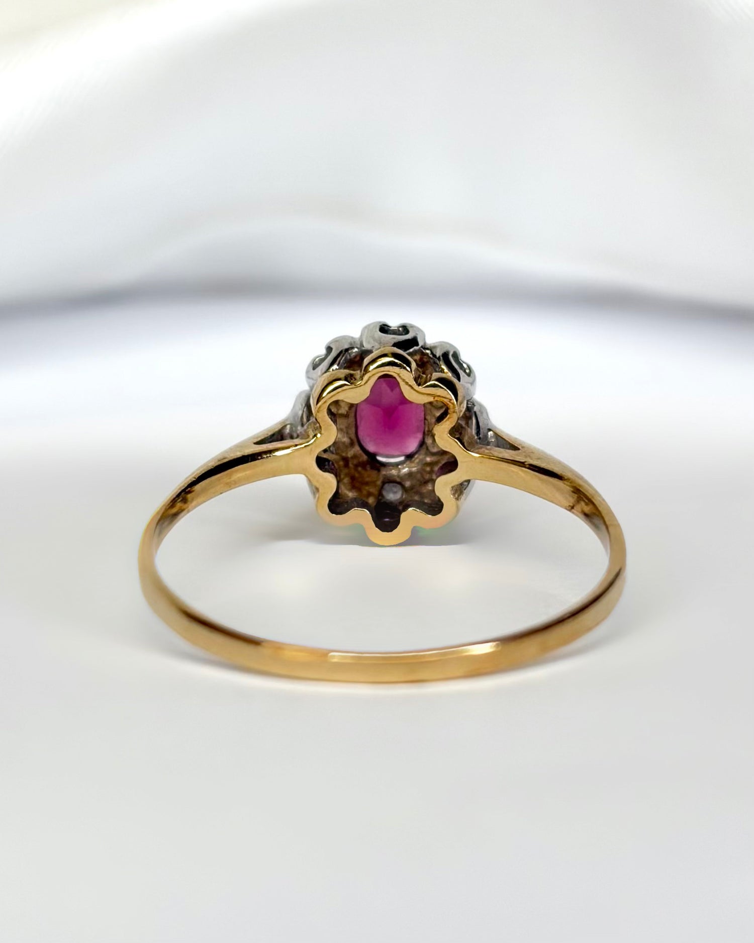 Bague Marguerite Tourmaline 0.40 carat &amp; Diamants "Naya"