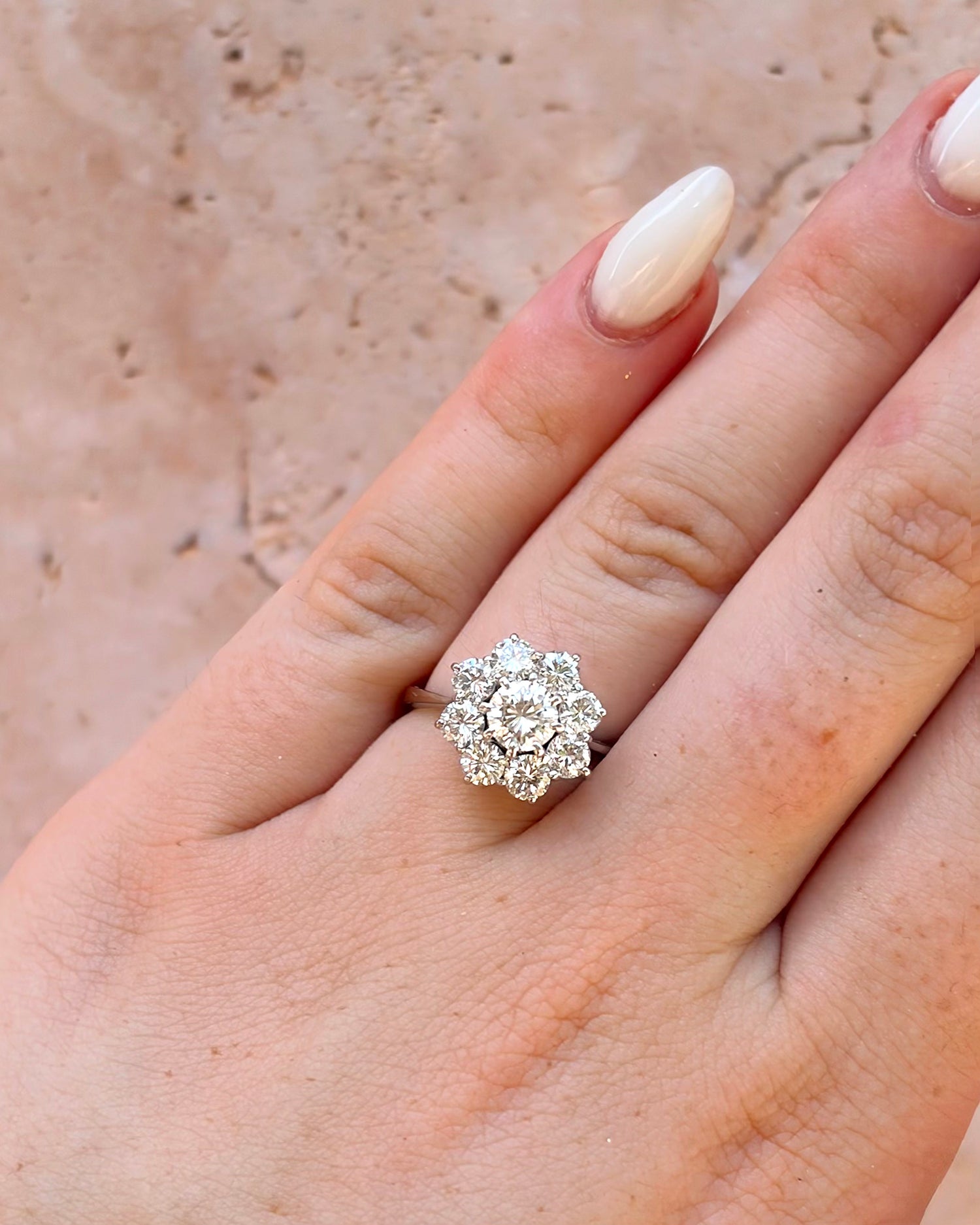 Anillo Marguerite Diamantes 1.30 quilates "Marie"