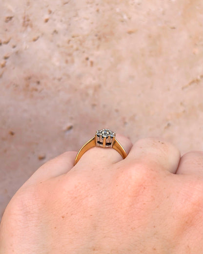 Anillo Marguerite Diamantes 0,31 quilates "Charline"