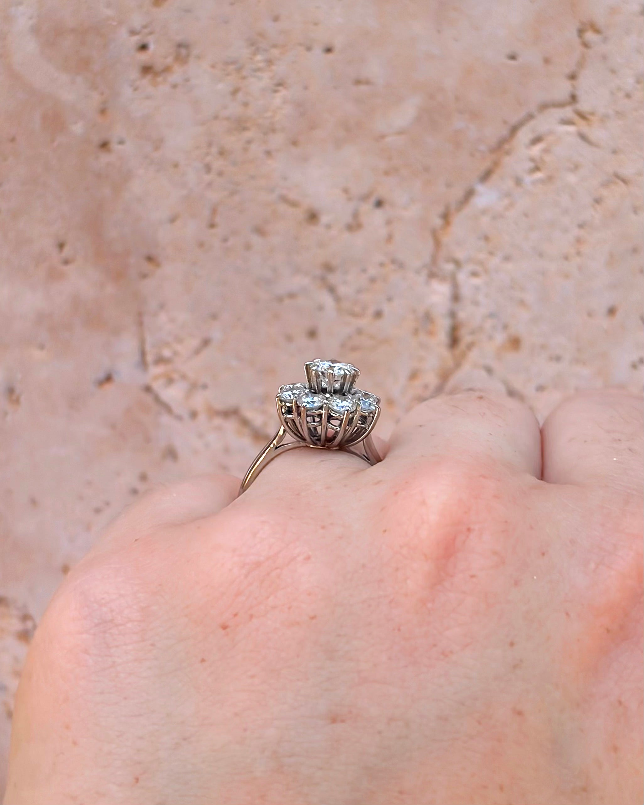 Anillo Marguerite Diamantes 1.30 quilates "Marie"