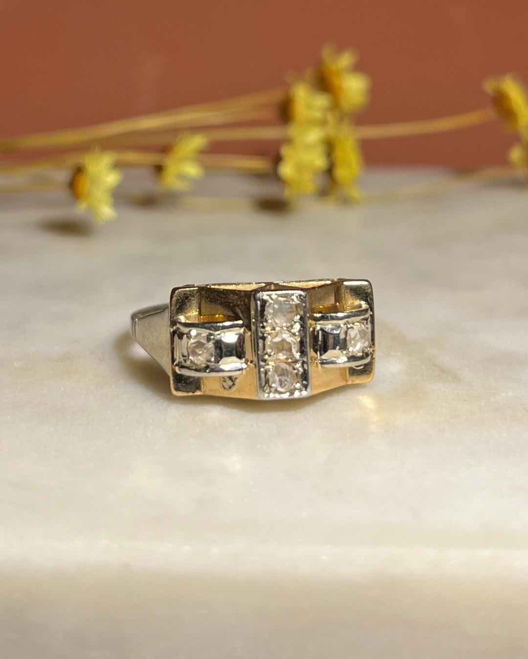 Bague Tank Diamants d&