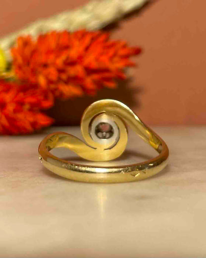 Bague Tourbillon Art-déco Diamant &quot;Jeanette&quot;