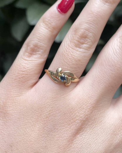 Bague Tourbillon Saphir &quot;Magnolia&quot;