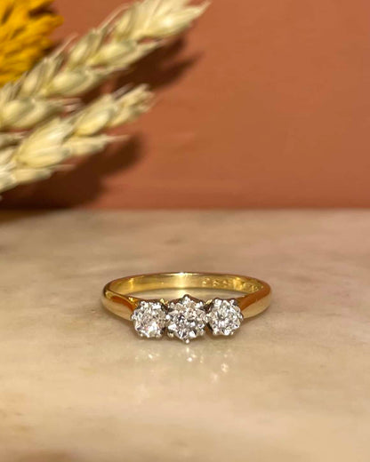 &quot;Joarah&quot; Diamond Trilogy Ring