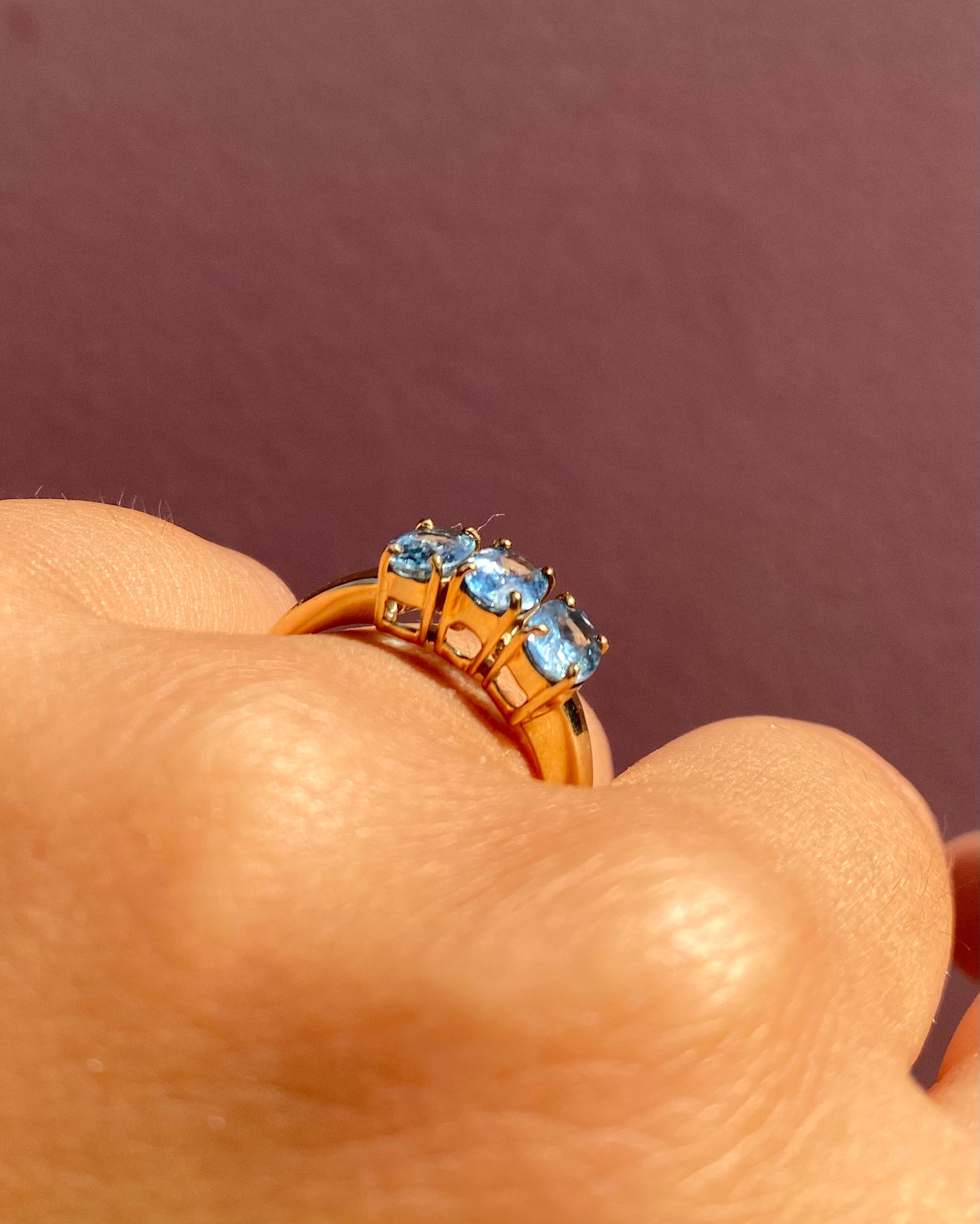Bague Trilogie Saphirs 1.74 carat &quot;Garance&quot;