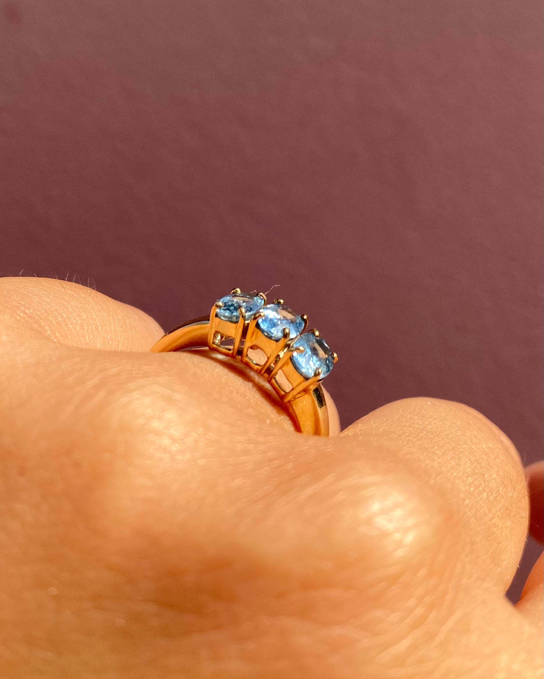 Bague Trilogie Saphirs 1.74 carat "Garance"