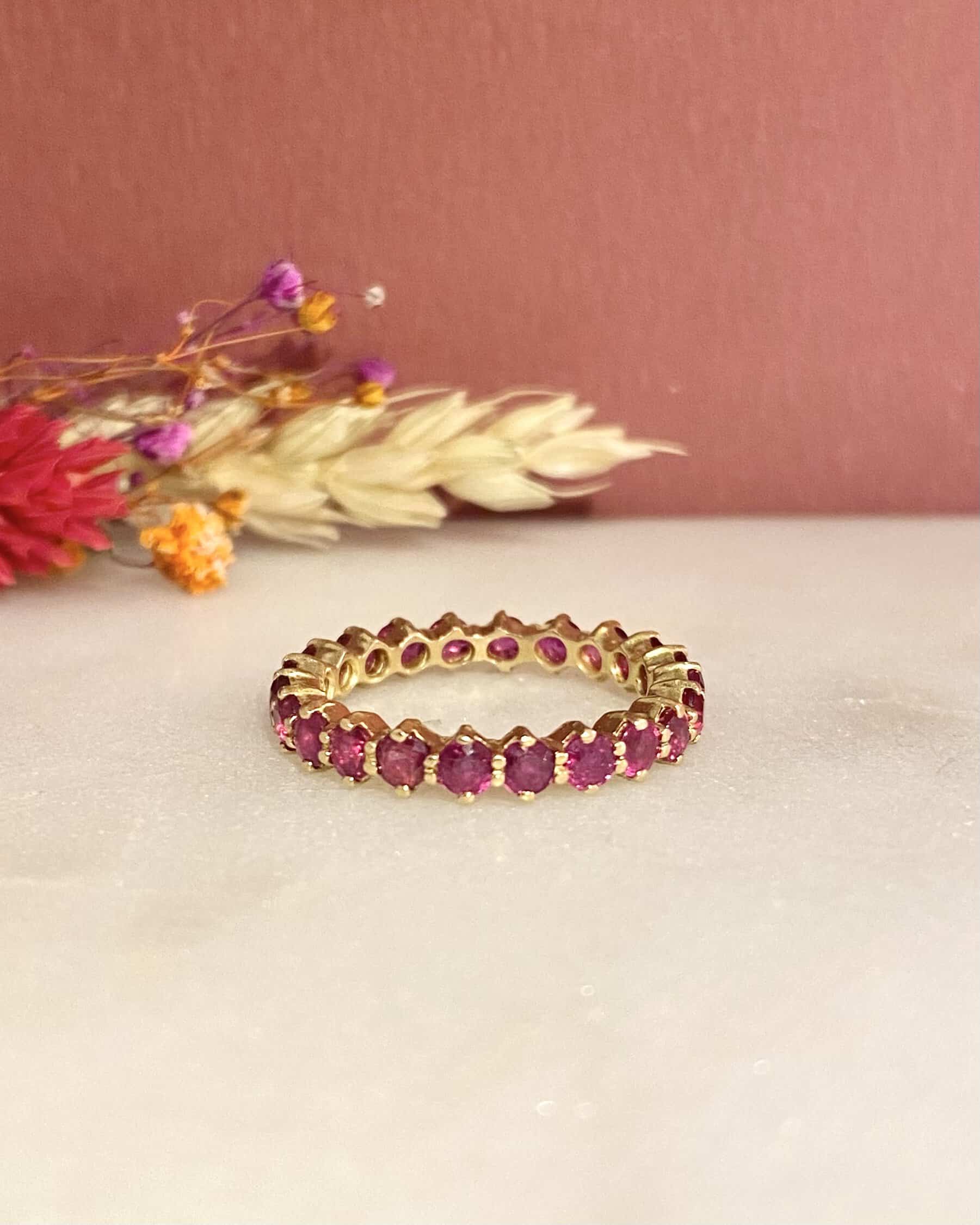 Alliance Américaine 22 Rubis 2.20 carats "Bertille" - Elliade Paris