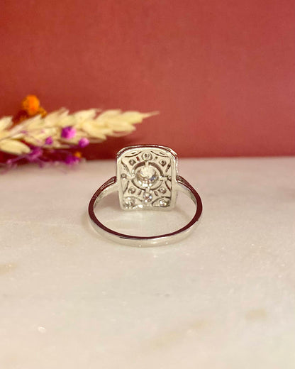 Bague style Art-Déco Diamants 0.53 carat &quot;Colette&quot;