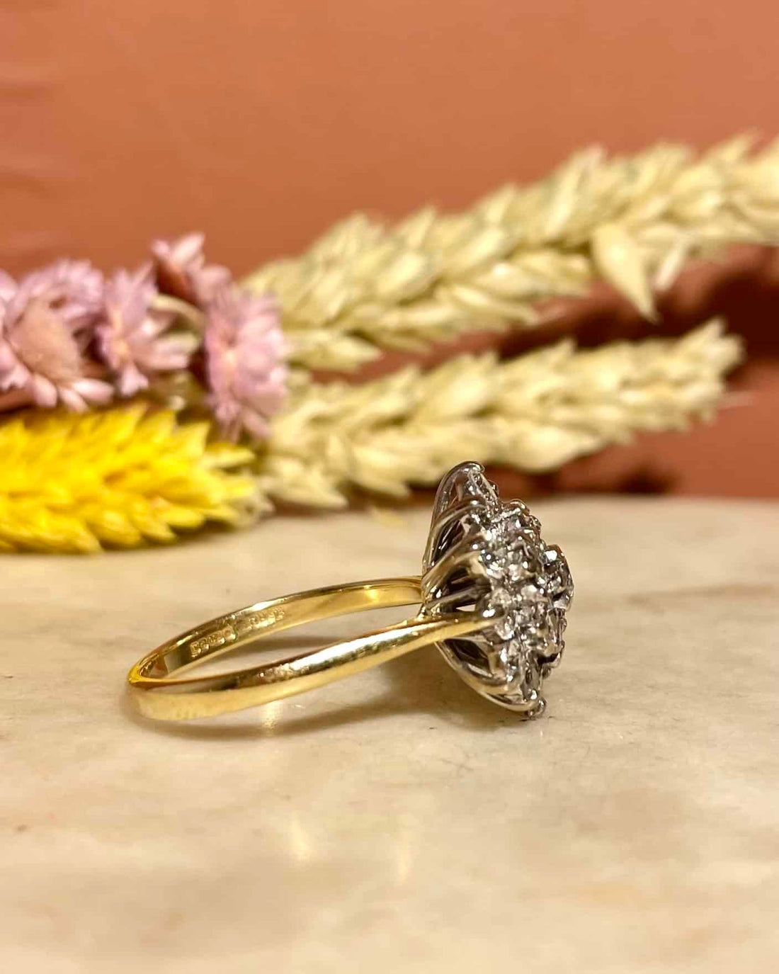 Bague Marguerite Diamants 1.14 carat &quot;Malena&quot;